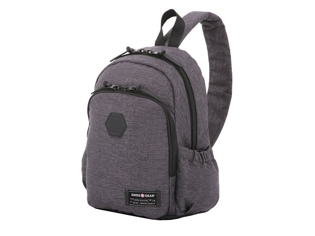 Рюкзак SWISSGEAR 13', ткань Grey Heather/ полиэстер 600D PU , 25х14х35 см, 12 л, серый