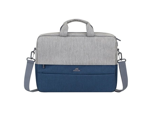 RIVACASE 7532 grey/dark blue сумка для ноутбука 15.6'