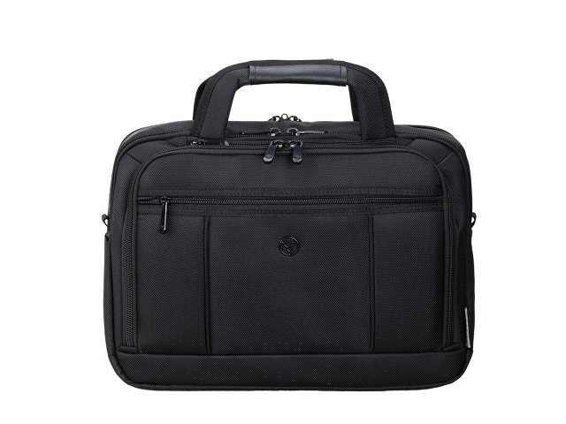 Портфель TORBER VOYAGE для ноутбука 14-16', черный, баллистический нейлон, 41 x 12 x 30 см, 11 л